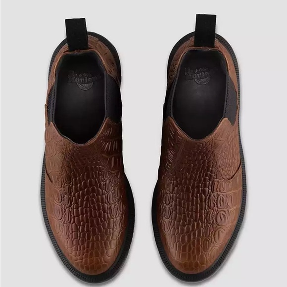 Dr Martens Flora Chelsea Boot Croc Embossed - Main Image